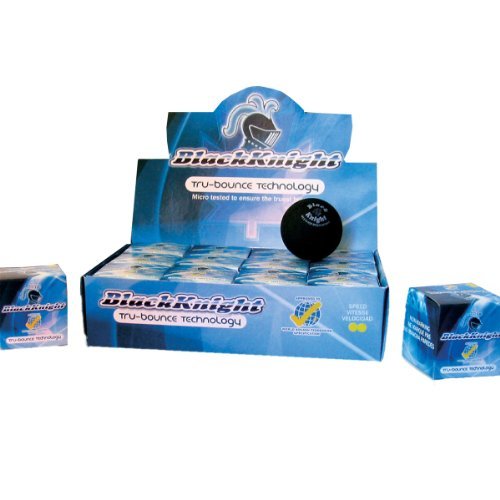 Black Knight Tru Bounce Squash Balls Double Dot